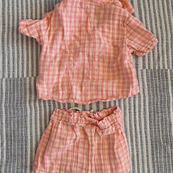 Old Navy Gingham Button Up Set - Picture 3 of 3